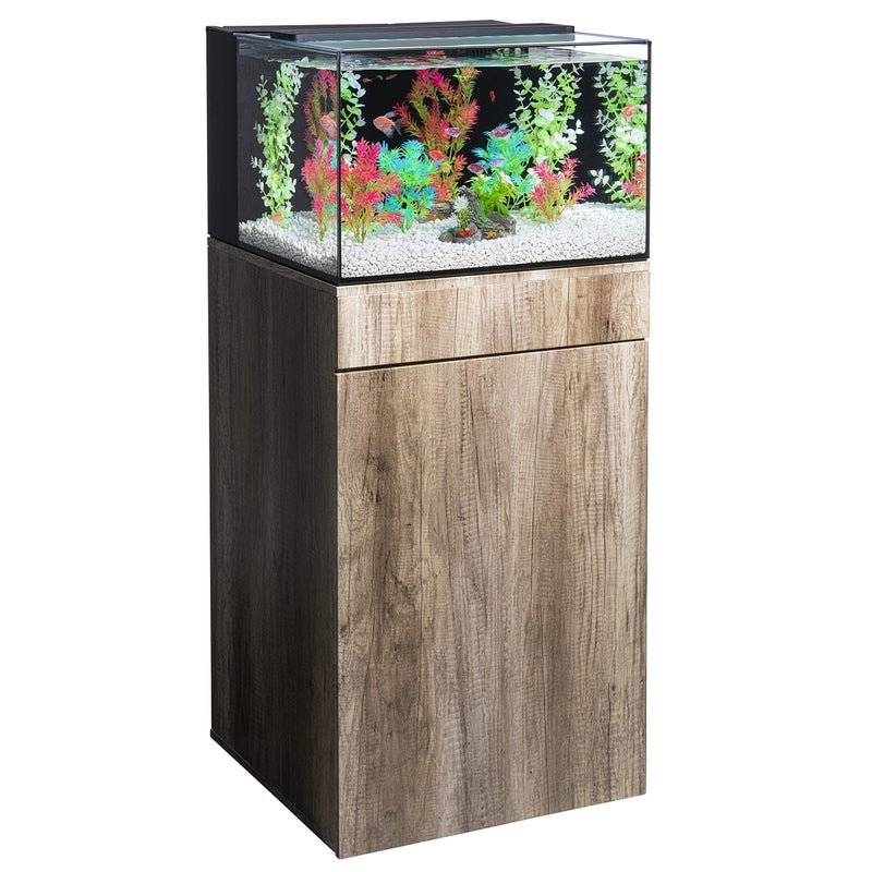 GloFish Plant Aquarium DÃ©cor, Green and White Large, Fluorescent Under Blue LED Light - Image 5